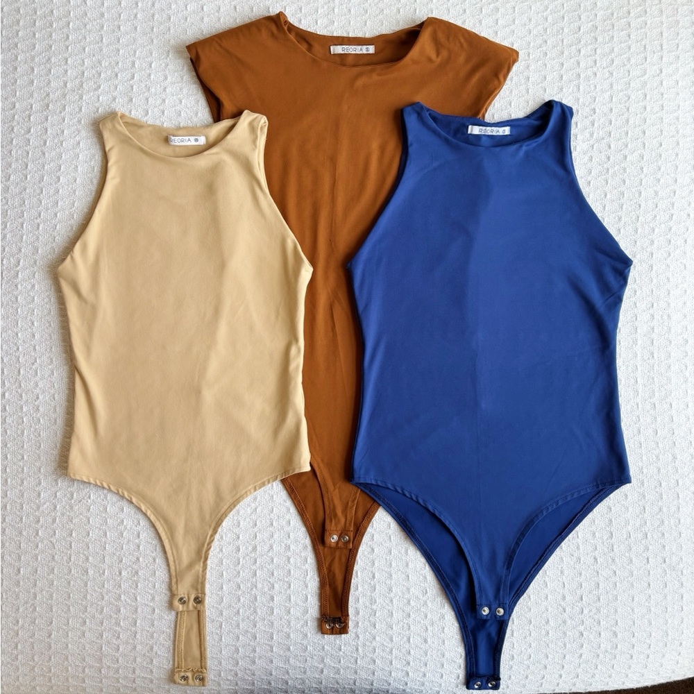 buttery soft bodysuit trio 🤎